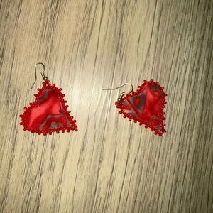 ⭐️Red Heart‎ Earrings⭐️